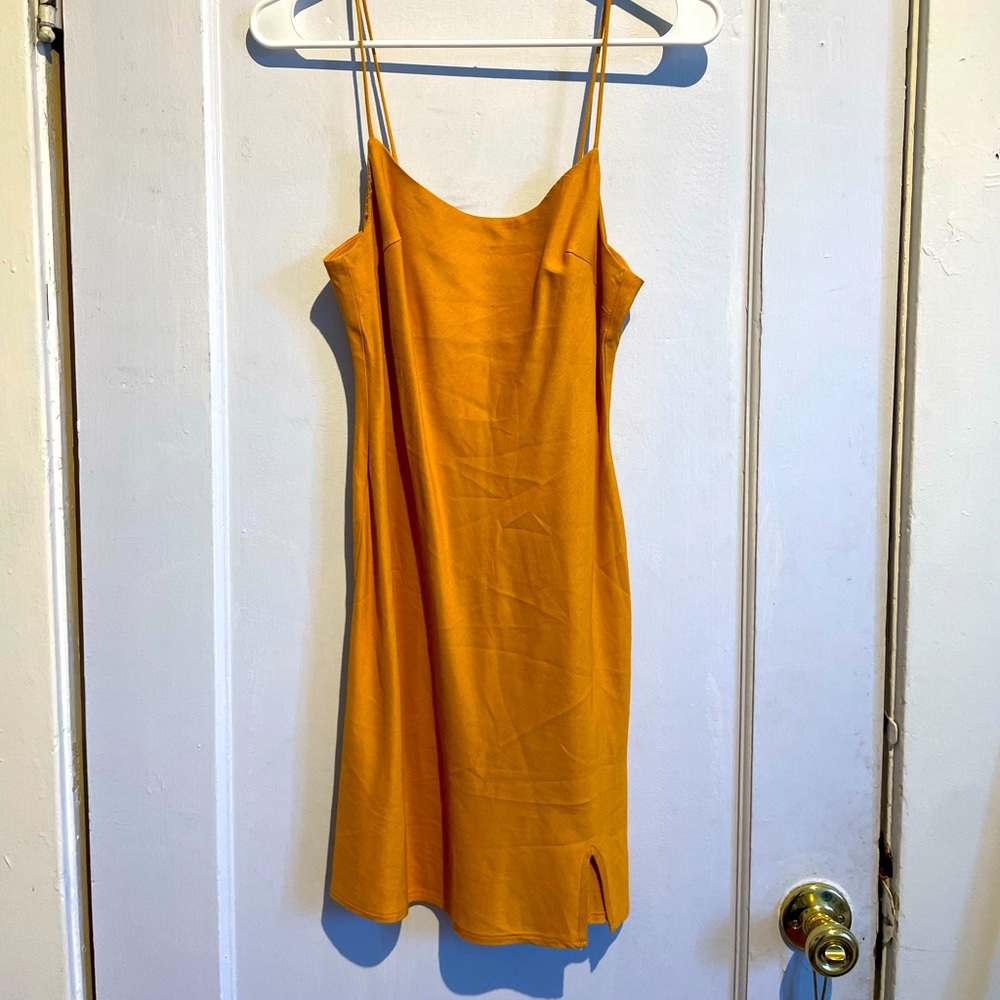 Asos Mini Linen Slip Dress